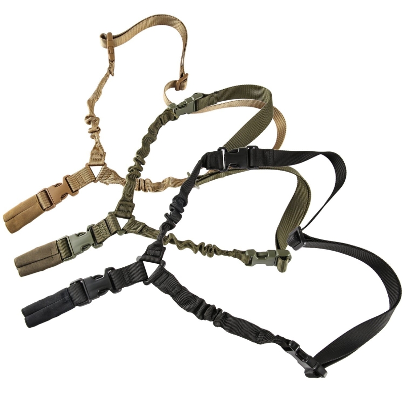 Single Point Gun Rifle Sling Bungee Strap w/ M-LOK Quick Release QD Sling Swivel | West Lake Tactical