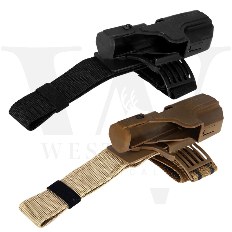 Automatic Loading & Locking Leg Pistol Holster Right Hand for Glock G17 G18 G19 - West Lake Tactical