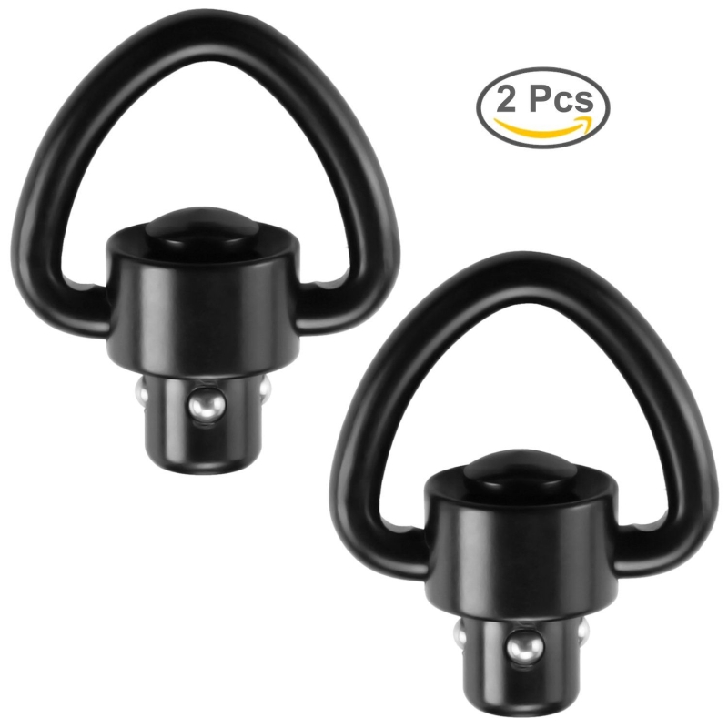 10 PCS Quick Detach D-Loop Set 1" Heavy Duty QD Sling Swivels with Push Button