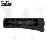 Tactical KeyMod Angled Forward Foregrip Fore Grip Forend Hand Stop Black / Tan