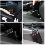 4 PCS Universal Car Safety Seat Belt Alarm Stopper Clip Carbon Fiber Clamp | West Lake Tactical