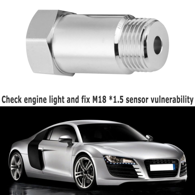 2 Pack O2 Extender extension adapter oxygen sensor spacer cel fix m18x1.5x45mm