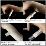 O2 Oxygen Sensor Spacer Engine Adapter Bung Catalytic Hot Converter new | West Lake Tactical