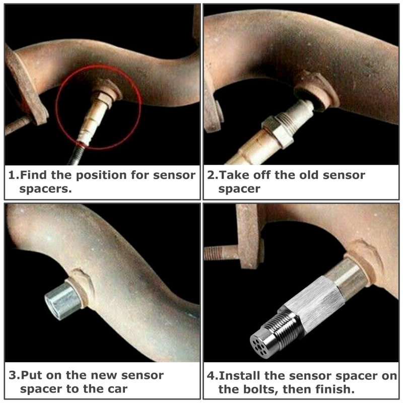 O2 Oxygen Sensor Spacer Engine Adapter Bung Catalytic Hot Converter new | West Lake Tactical