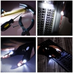 1 Pair LED Flashlight Gloves for Outdoor Fishing Camping Hiking Gloves Men Women - West Lake Tactical