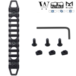 Hollow M-LOK / KeyMod Rail Section 3 7 11 Slot Picatinny Accessory Rail Sections