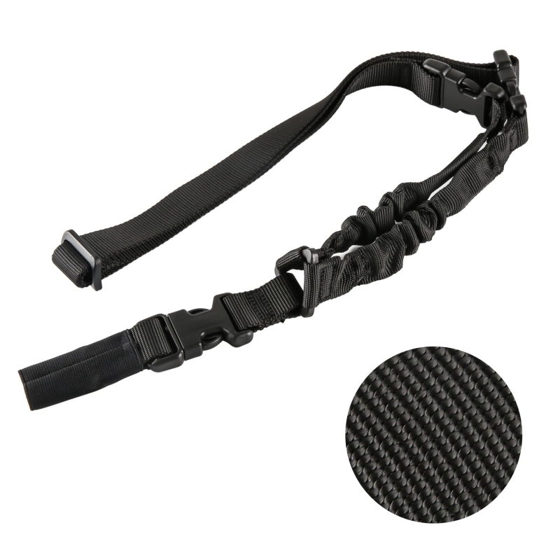 Single Point Gun Rifle Sling Bungee Strap w/ M-LOK Quick Release QD Sling Swivel | West Lake Tactical