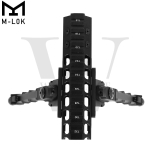M-LOK 7.5" - 9" Rifle Bipod Lightweight Adjustable for Gun Hunting Matte Black