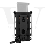 Tactical Scorpion Soft Shell 9mm Pistol Magazine Pouch Carrier Tall W/ Belt Loop