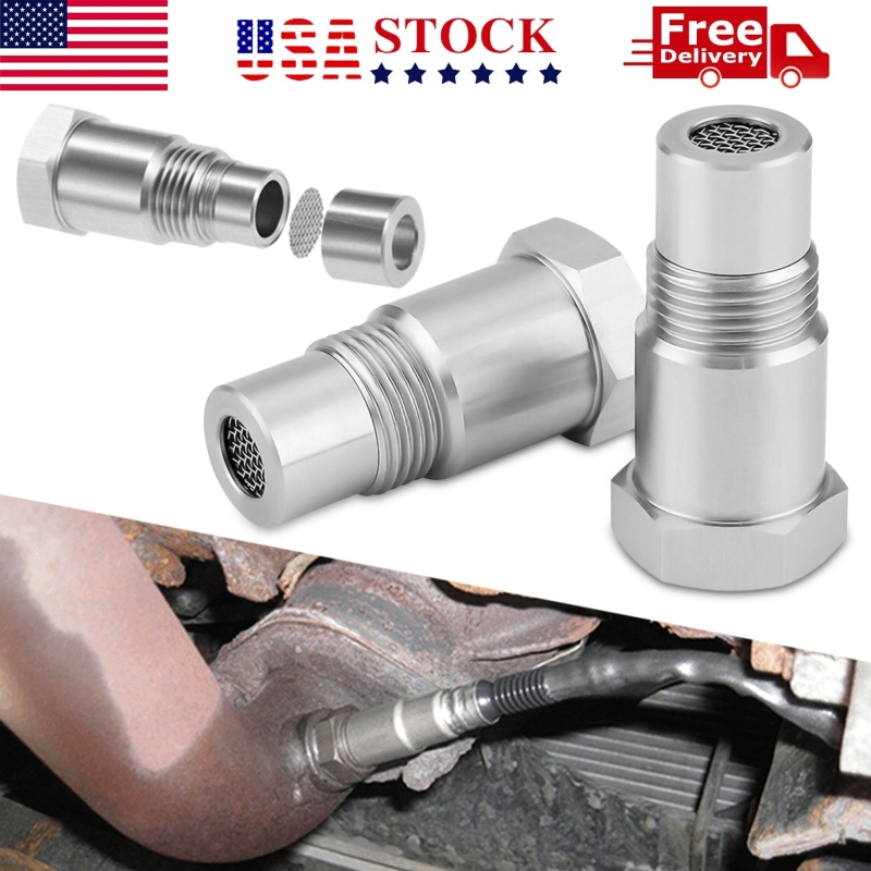 Oxygen O2 Sensor Spacer Adapter Bung Catalytic Converter Fix Check Engine Light