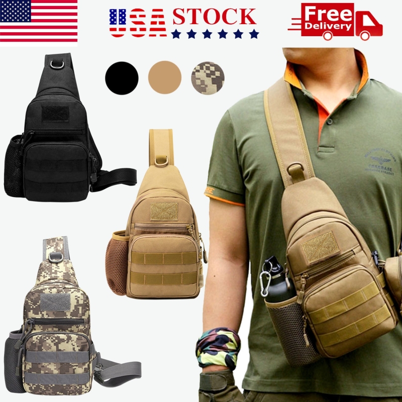 1_c70615c6-ad8a-4cf3-aeef-9e72e2791986 Men Outdoor Tactical Backpack Shoulder Sling Bag Chest Pack Sport Travel Hiking 3 Colors | West Lake Tactical