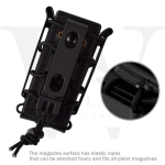Tactical Scorpion Soft Shell 9mm Pistol Magazine Pouch Carrier Tall W/ Belt Loop