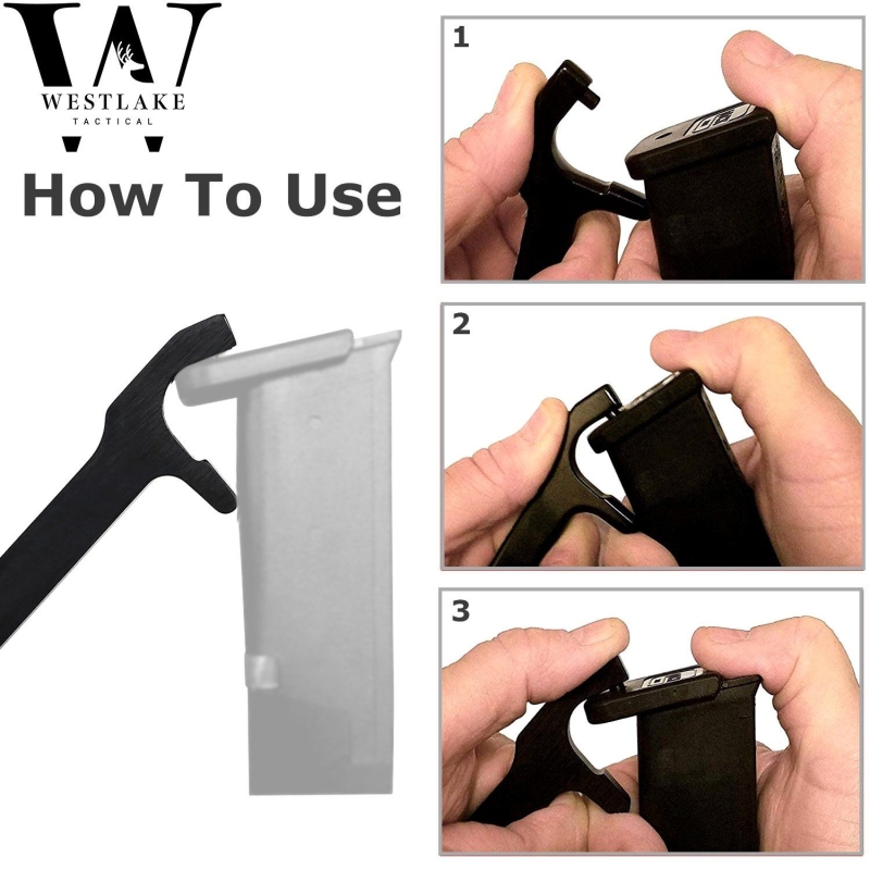 Tactical Disassembly Tool For Glock Magazine Base Plate Removal Tool Black