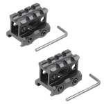 Super Slim Picatinny Riser Mount 1" High 3 Slots Mount 1 inch