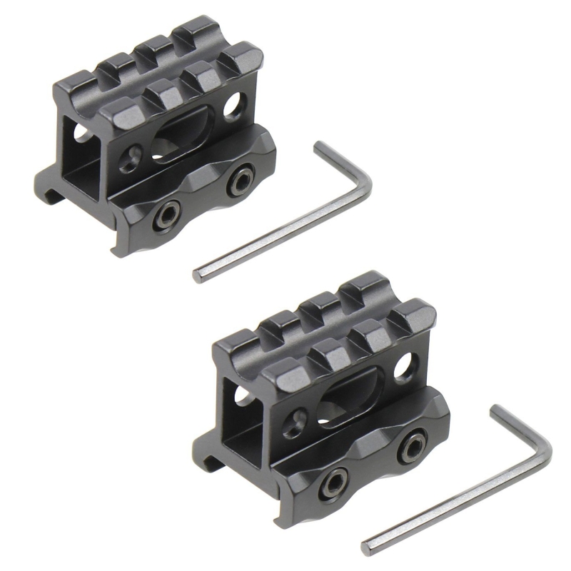 Super Slim Picatinny Riser Mount 1" High 3 Slots Mount 1 inch