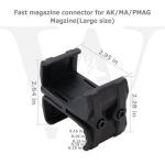 Tactical Magazine Coupler Parallel Connector Link Clamp Double Holder Mount 5.56 - West Lake Tactical