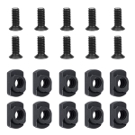 10 Pack M-LOK Screw and Nut Replacement Set for Rail Sections - with Wrench - West Lake Tactical