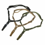 Tactical One 1 Single Point Bungee Rifle Gun Sling Strap w/ Quick Release Buckle