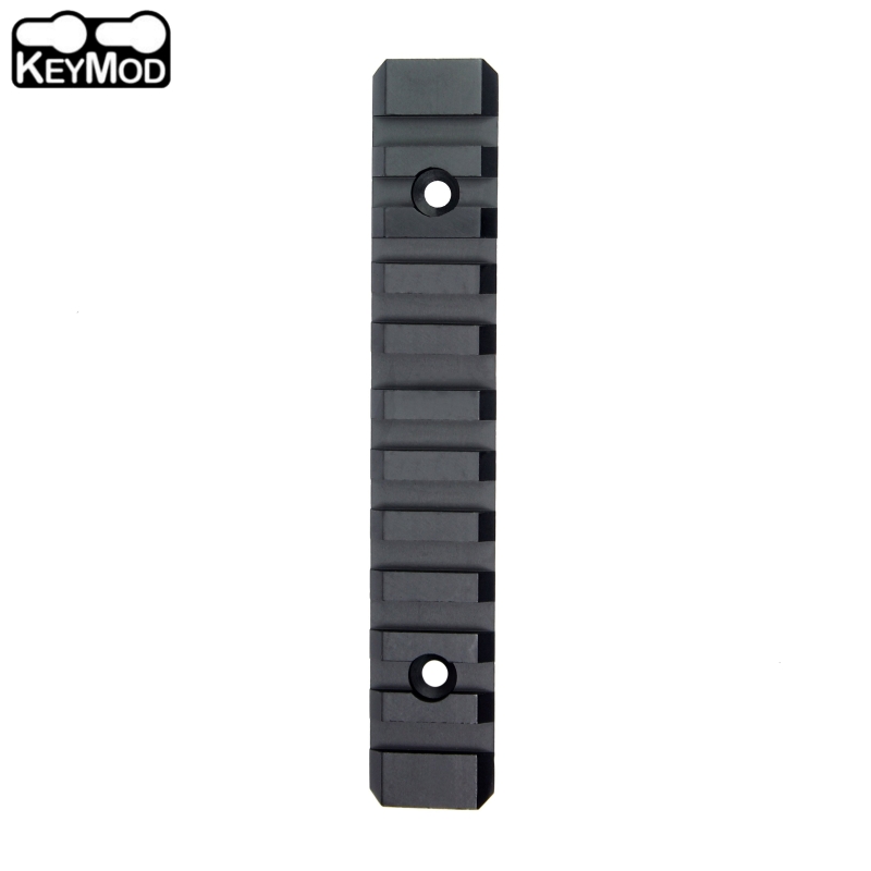 Keymod 11 Slot 5 inch Picatinny Weaver Rail Handguard Section Aluminum - West Lake Tactical