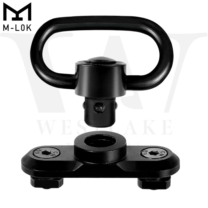 M-LOK Heavy Duty QD Sling Swivel Adapter Mount with Swivel for M-LOK Interface