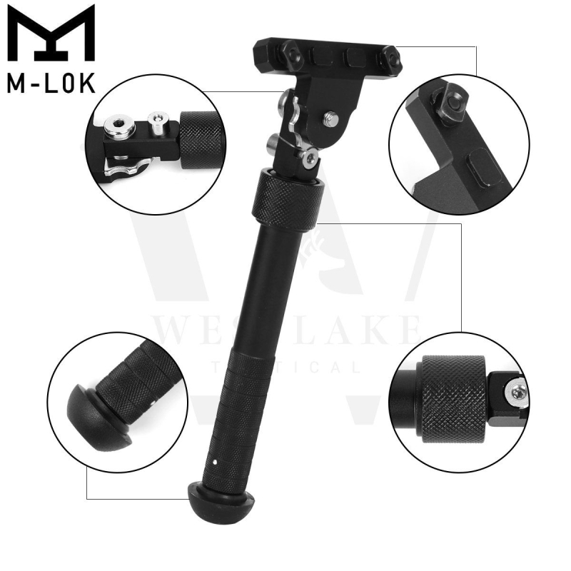 Hunting Tactical M-LOK Rifle Bipod Adjustable 6.5-9 Inches