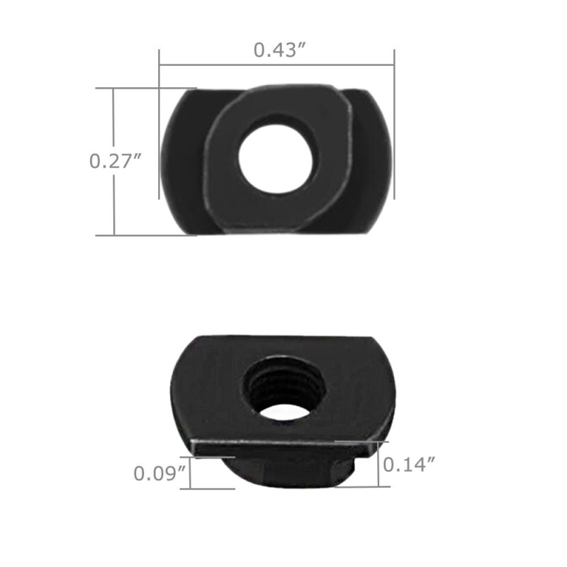 10 Pack M-LOK Screw and Nut Replacement Set for Rail Sections - with Wrench - West Lake Tactical
