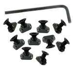10 Pack M-LOK Screw and Nut Replacement Set for Rail Sections - with Wrench - West Lake Tactical