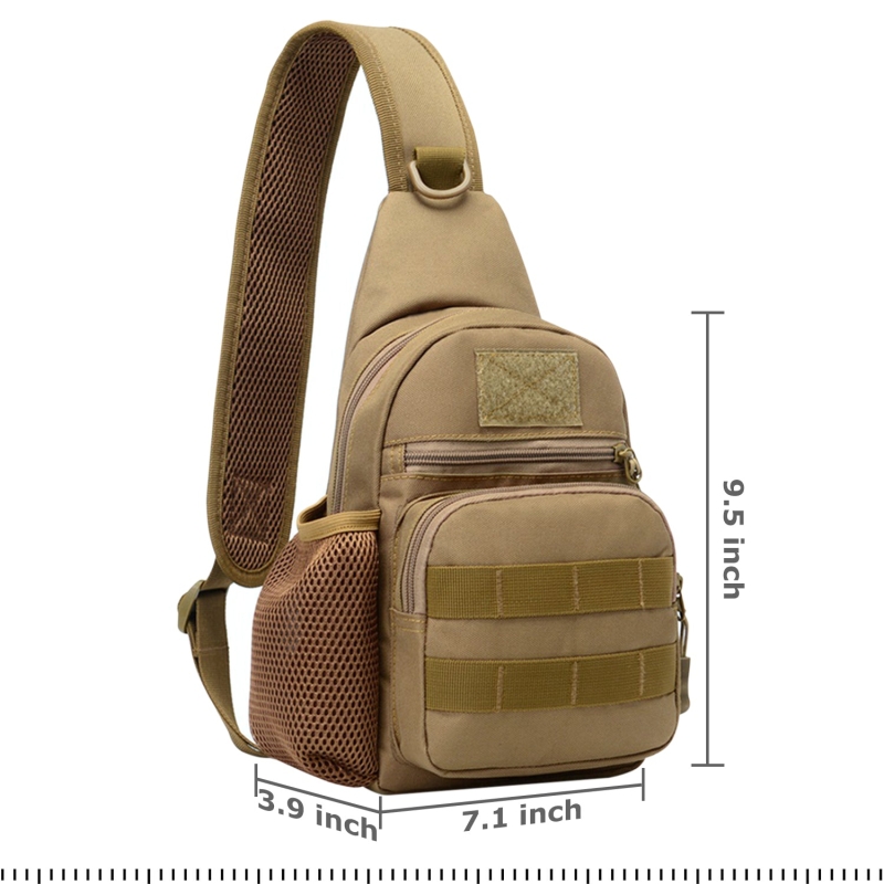 Men Outdoor Tactical Backpack Shoulder Sling Bag Chest Pack Sport Travel Hiking 3 Colors | West Lake Tactical