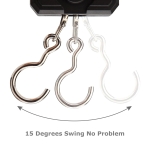 Digital Fish Scale Hanging Scale w/ Built-in Measuring Tape Backlit LCD Display