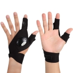 1 Pair LED Flashlight Gloves for Outdoor Fishing Camping Hiking Gloves Men Women - West Lake Tactical