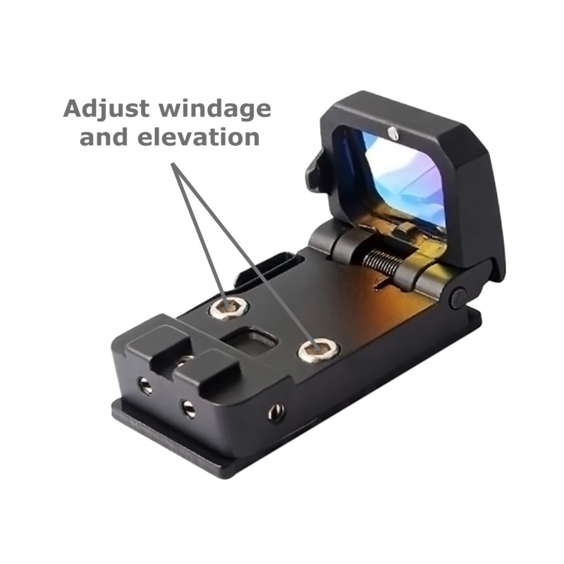 Mini Folding Flip Up Red Dot Sight Holographic Reflex Sight RMR For Glock Pistol | West Lake Tactical