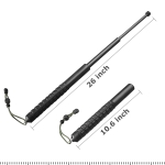 26“ 3 Section Portable Telescopic Trekking Pole Alpenstock Defense Stick Emergency | West Lake Tactical
