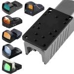 For Glock Universal Sight Mount Plate RMR Vortex Burris Red Dot Sight Pistol