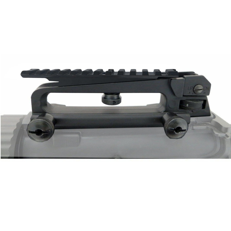 4a New Weaver Picatinny Rail Flattop QD Quick Release Carry Handle w/ Rear Sight Plus Top Mount - West Lake Tactical