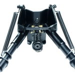 6" to 9" Adjustable Spring Return Sniper Hunting Rifle Bipod w/ KeyMod Adapter
