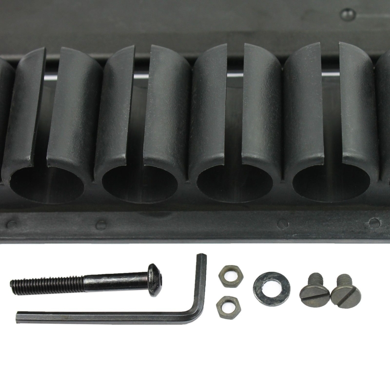 Mossberg 500 12 Gauge Side Saddle Tactical Shotgun 6 Shell Holder Quick Detach