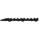 9 Slot 4.5" Picatinny Weaver Rail Section for Keymod Handguard - Aluminum Black