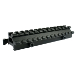 13 Slot Double Rail Quick Detach Picatinny Angle Mount Weaver Rail Scope Mount