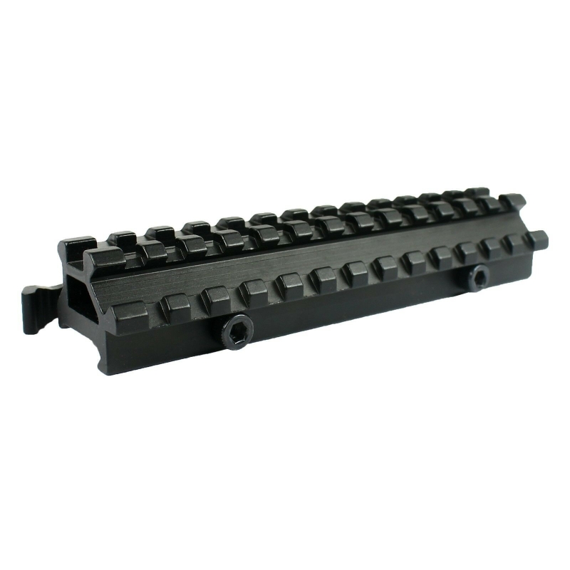13 Slot Double Rail Quick Detach Picatinny Angle Mount Weaver Rail Scope Mount