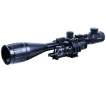 6-24x50 Hunting Rifle Scope Mil-dot illuminated Snipe Scope & Red Laser Sight - West Lake Tactical