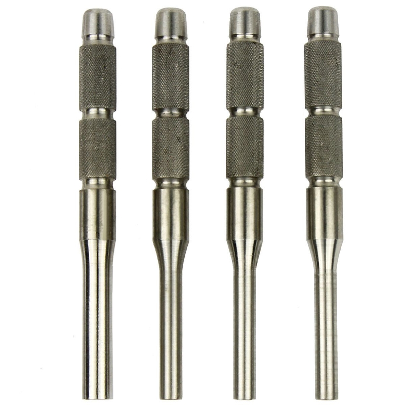 57_1756544a-1515-44b5-bfa3-807207d7b7c6 4 Pcs Hollow End Roll Pin Tool Starter Punch Set Stainless Steel 4.0mm 5.3mm
