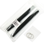 Pair Huge 1/2 x 5" Ferrocerium Rod w/ Lanyard Hole Flint Fire Starter Magnesium - West Lake Tactical