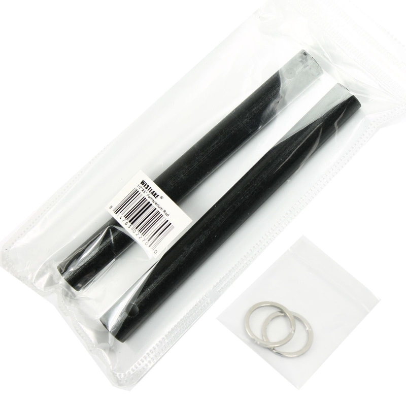Pair Huge 1/2 x 5" Ferrocerium Rod w/ Lanyard Hole Flint Fire Starter Magnesium - West Lake Tactical