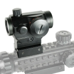 Tactical Reflex Red Green Dot Sight Scope - Dual High - Low Profile Rail Mounts