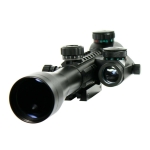 3-9X40 Tactical Rifle Scope with Holographic Red / Green Dot Sight / Rail Riser
