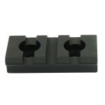 M-Lok 3 Slot Picatinny/Weaver Rail Handguard Section Aluminum - Black