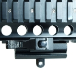 Quick Release QR Harris Style Bipod Sling Stud to 20mm Rail Adapter Black Matte