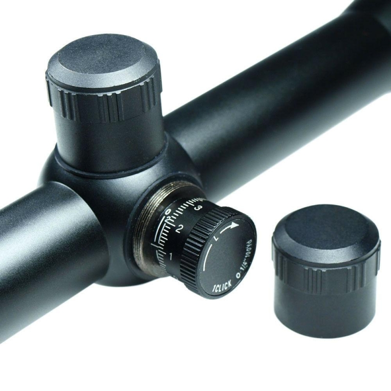 6-24X50 AOEG Hunting Rifle Scope Dual illuminated Reticle with Green Laser Sight