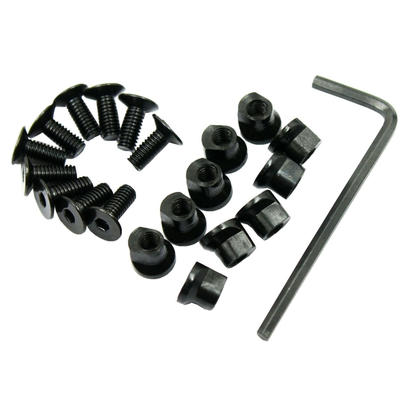57_2ae45614-4d51-4ed9-b906-bc4737e38c04 10 Pack KeyMod Screw and Nut Replacement Set for Rail Sections - with Wrench