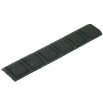 Pack of 6 Black KeyMod Rail Cover Textured Anti Slip Soft Rubber Panels -  6.25“